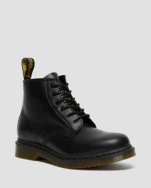 Dr Martens 101 Smooth Leather Ankle Boots Ankle Boots Black | 26374JPRE