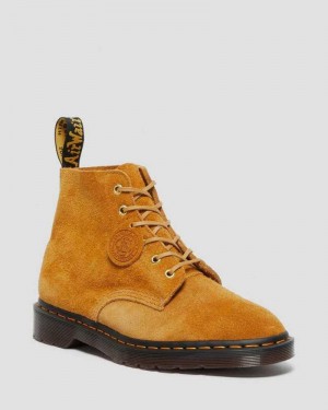 Dr Martens 101 Suede Ankle Boots Boots Brown | 18429WODY