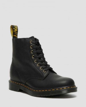 Dr Martens 1460 Pascal Ambassador Leather Lace Up Boots Ankle Boots Black | 82769WOPE