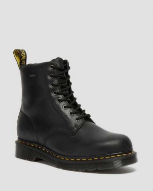 Dr Martens 1460 Waterproof Lace Up Boots Boots Black | 68321MZTG