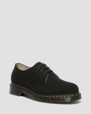 Dr Martens 1461 Canvas Oxford Shoes Casual Boots Black | 20937CWJM