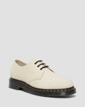 Dr Martens 1461 Canvas Oxford Shoes Casual Boots Brown | 20643YFSV