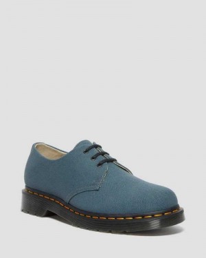 Dr Martens 1461 Canvas Oxford Shoes Casual Boots Grey | 06754SVXQ