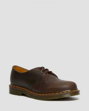 Dr Martens 1461 Crazy Horse Leather Oxford Shoes Originals Shoes Brown | 16720SAHT