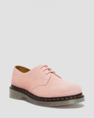 Dr Martens 1461 Iced Suede Oxford Shoes Originals Shoes Pink | 08415VFGX