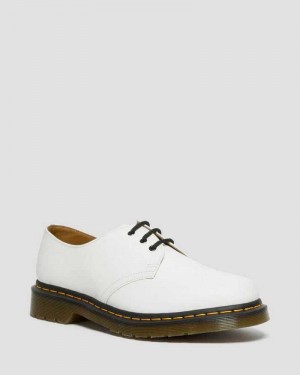 Dr Martens 1461 Smooth Leather Oxford Shoes Oxfords Shoes White | 67914VEIZ