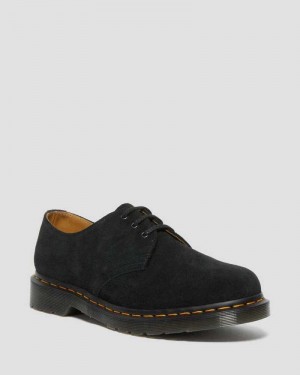 Dr Martens 1461 Suede Oxford Shoes Originals Shoes Black | 83574KBTE