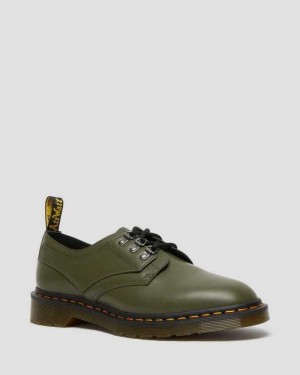 Dr Martens 1461 Verso Smooth Leather Oxford Shoes Oxfords Shoes Green | 85632ACTG