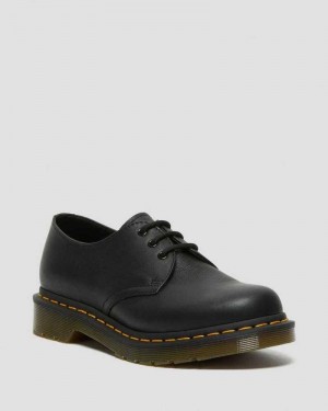 Dr Martens 1461 Virginia Leather Oxford Shoes Originals Shoes Black | 53780KHMT