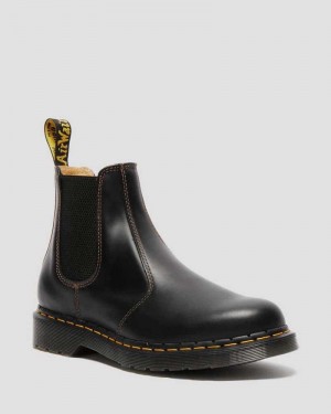 Dr Martens 2976 Abruzzo Leather Chelsea Boots Chelsea Boots Black / Brown | 15038JQKE