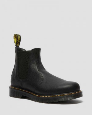 Dr Martens 2976 Ambassador Leather Chelsea Boots Boots Black | 04697CGZM