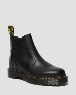 Dr Martens 2976 Bex Smooth Leather Chelsea Boots Boots Black | 01372IXWF