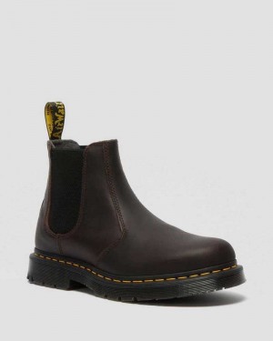 Dr Martens 2976 DM's Wintergrip Chelsea Boots Chelsea Boots Cocoa Snowplow | 57843CAMZ