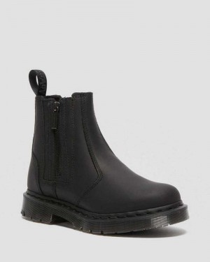 Dr Martens 2976 DM's Wintergrip Zip Chelsea Boots Boots Black | 23917TQDA