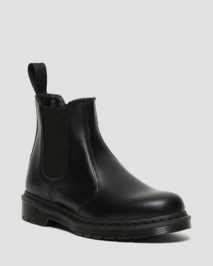 Dr Martens 2976 Mono Smooth Leather Chelsea Boots Chelsea Boots Black | 02469IKBH