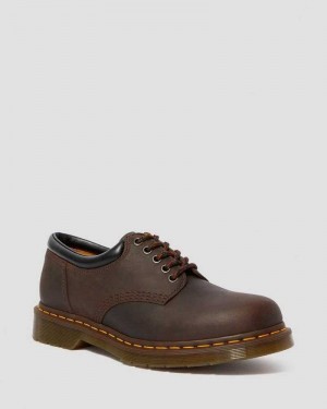 Dr Martens 8053 Crazy Horse Leather Casual Shoes Originals Shoes Brown | 67328BVJM