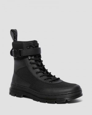 Dr Martens Combs Tech Poly Casual Boots Ankle Boots Black | 51283TJWH