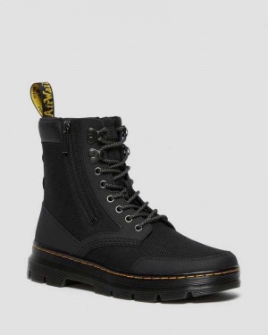 Dr Martens Combs Zip Casual Boots Casual Boots Black | 20457WCHK