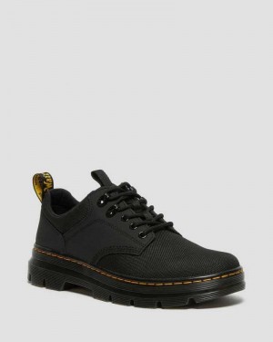 Dr Martens Reeder Utility Shoes Casual Boots Black | 24607RQWH