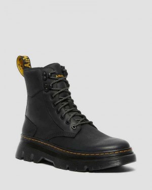 Dr Martens Tarik Wyoming Leather Utility Boots Casual Boots Black | 81903WEFU