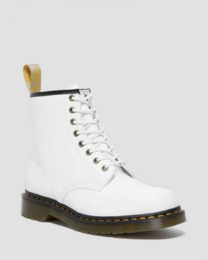 Dr Martens Vegan 1460 Kemble Lace Up Boots Boots White | 04927QKOE