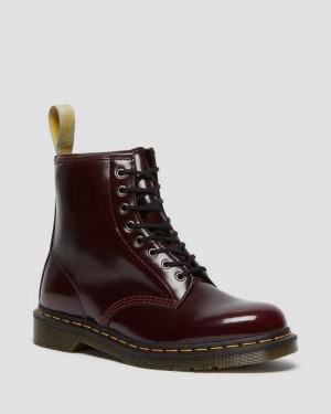 Dr Martens Vegan 1460 Lace Up Boots Boots Pink Red | 08342OJZL