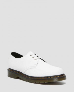 Dr Martens Vegan 1461 Kemble Oxford Shoes Oxfords Shoes White | 86725IUNH