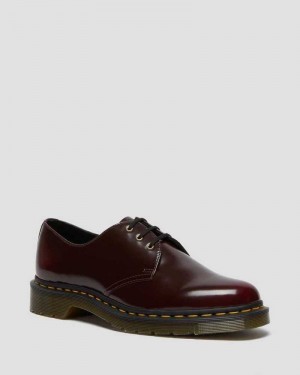 Dr Martens Vegan 1461 Oxford Shoes Oxfords Shoes Pink Red | 04725LPQZ