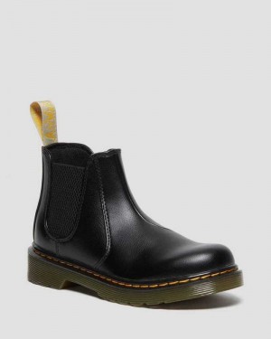 Dr Martens Vegan Junior 2976 Chelsea Boots Boots Black | 84206YPWF