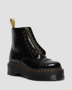 Dr Martens Vegan Sinclair Platform Boots Ankle Boots Black | 52490WIJT