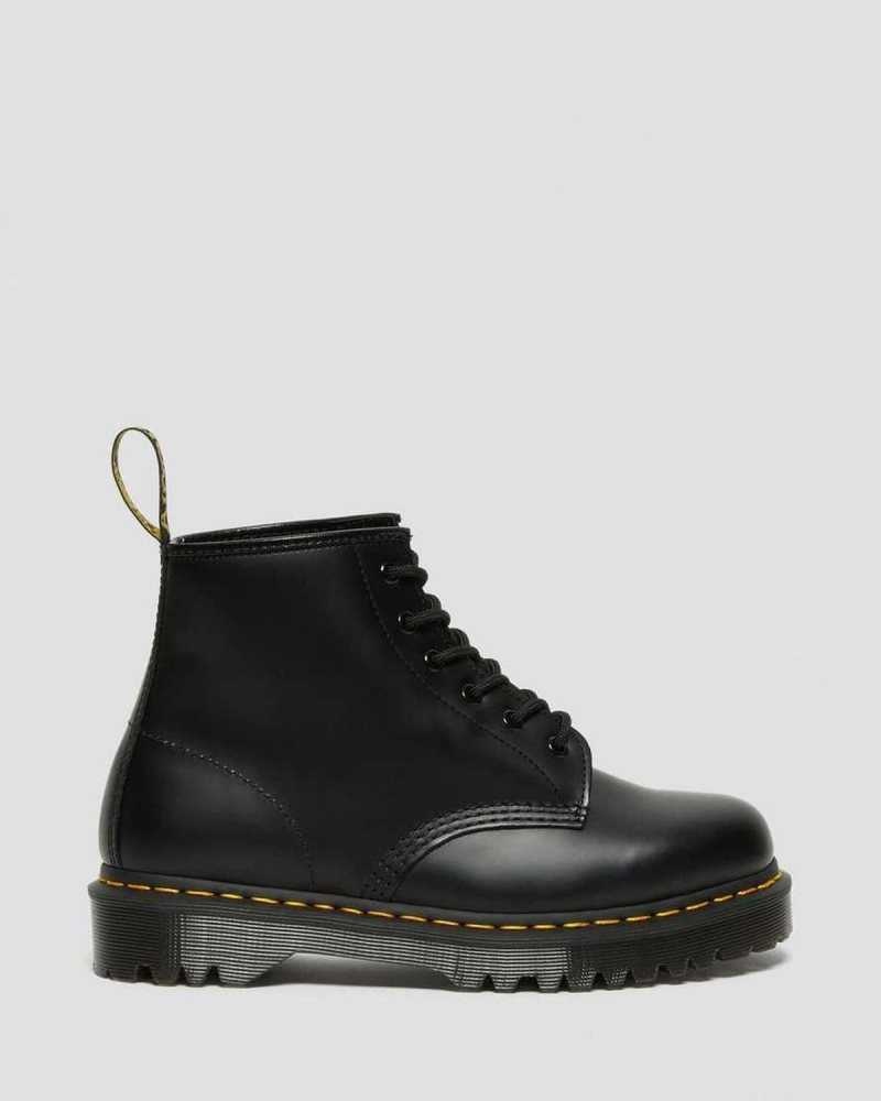 Dr Martens 101 Bex Smooth Leather Ankle Boots Boots Black | 12853CKTL