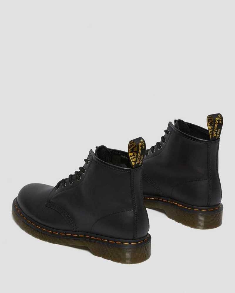 Dr Martens 101 Leather Ankle Boots Ankle Boots Black | 90345VUYB