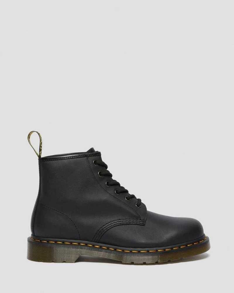 Dr Martens 101 Leather Ankle Boots Ankle Boots Black | 90345VUYB