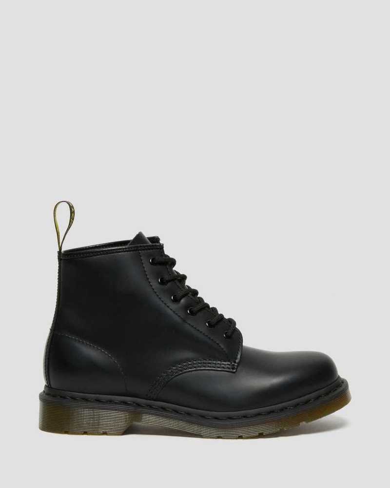 Dr Martens 101 Smooth Leather Ankle Boots Ankle Boots Black | 26374JPRE