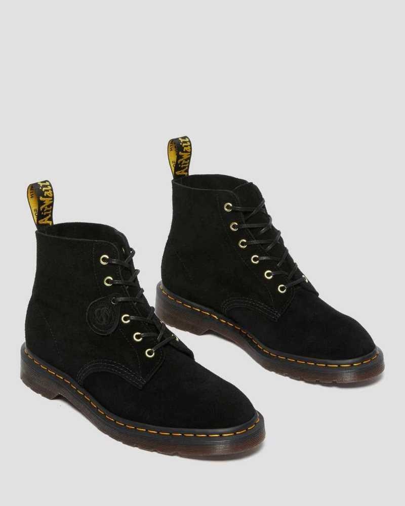 Dr Martens 101 Suede Ankle Boots Ankle Boots Black | 23456DOPB