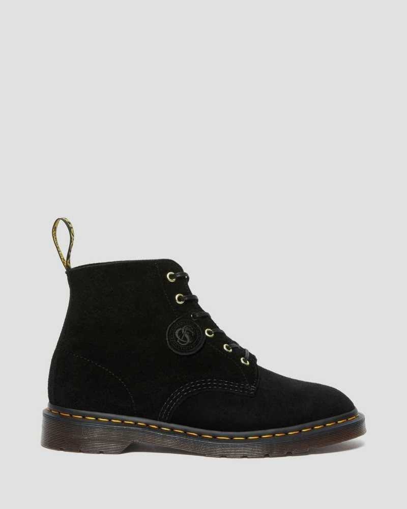 Dr Martens 101 Suede Ankle Boots Ankle Boots Black | 23456DOPB