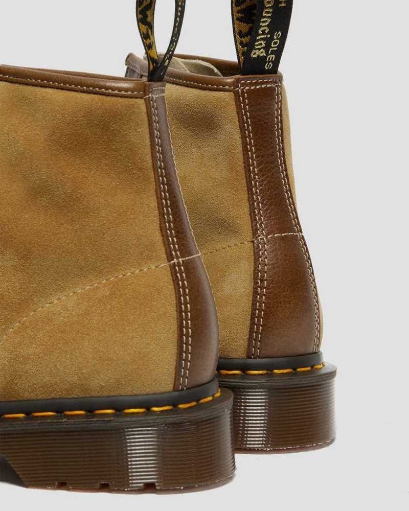 Dr Martens 101 Suede Ankle Boots Ankle Boots Brown | 61258NSKQ