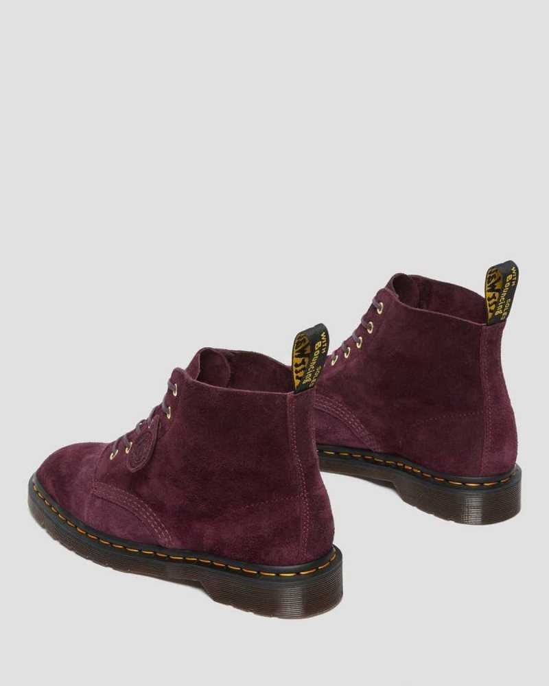 Dr Martens 101 Suede Ankle Boots Ankle Boots Purple | 54206HWSF