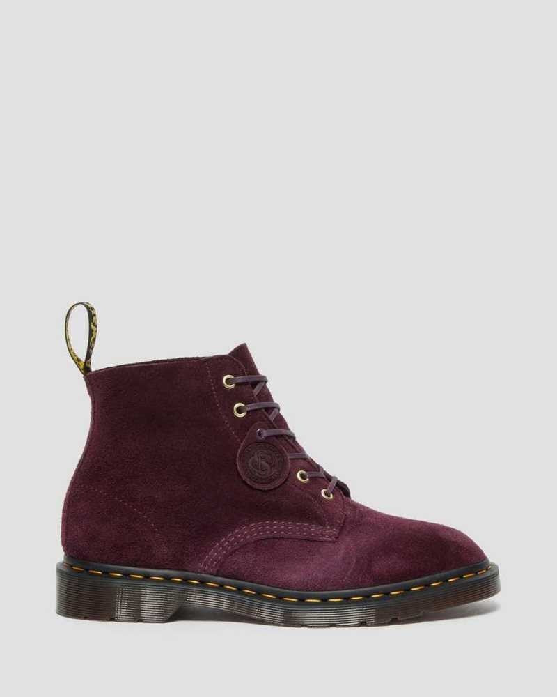 Dr Martens 101 Suede Ankle Boots Ankle Boots Purple | 54206HWSF