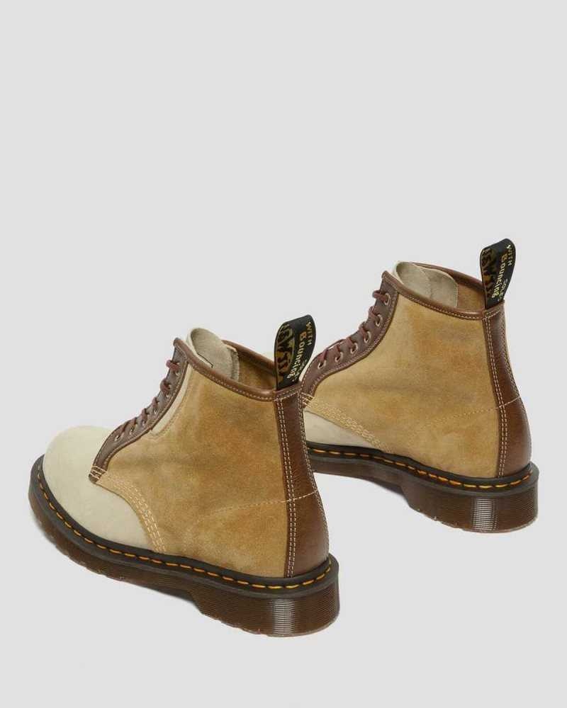 Dr Martens 101 Suede Ankle Boots Made In England Brown | 24130RKND