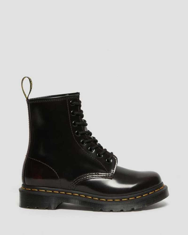 Dr Martens 1460 Arcadia Leather Lace Up Boots Boots Pink Red | 51849MVGW