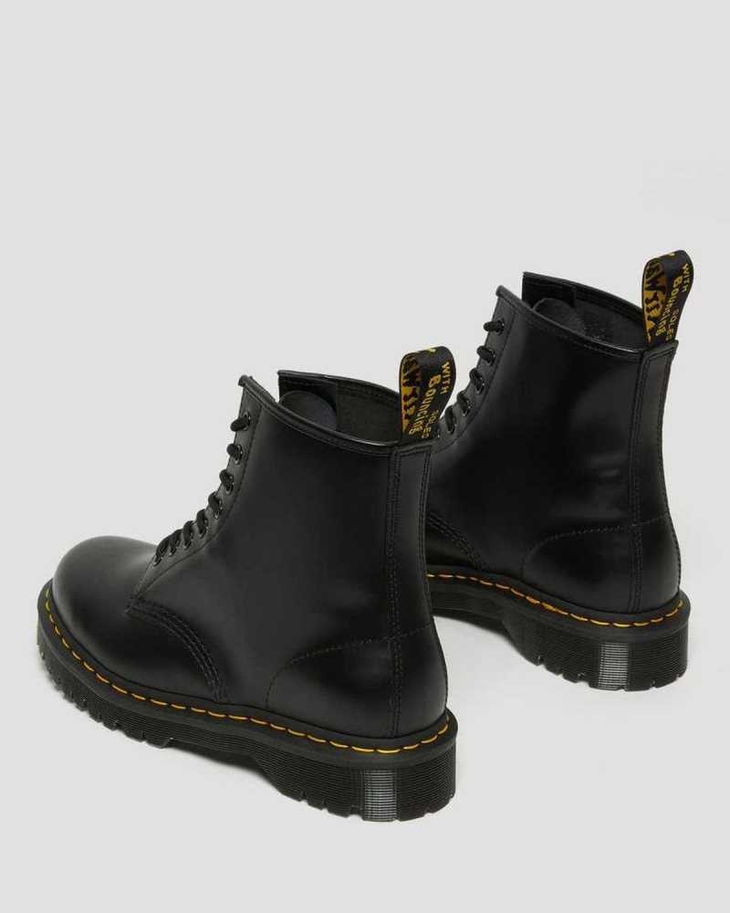 Dr Martens 1460 Bex Smooth Leather Platform Boots Boots Black | 25174SNHE