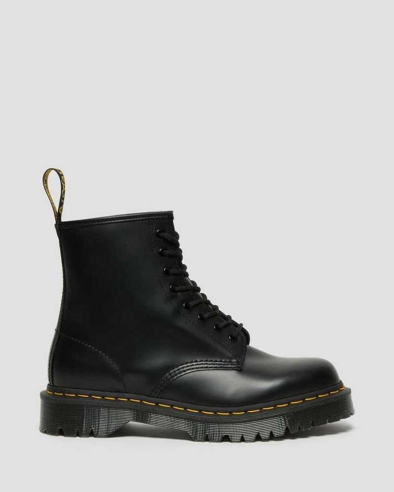 Dr Martens 1460 Bex Smooth Leather Platform Boots Boots Black | 25174SNHE