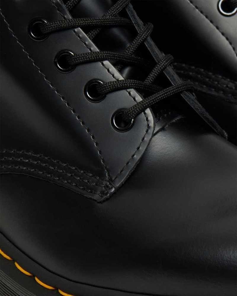 Dr Martens 1460 Bex Smooth Leather Platform Boots Platform Boots Black | 21046UIDR