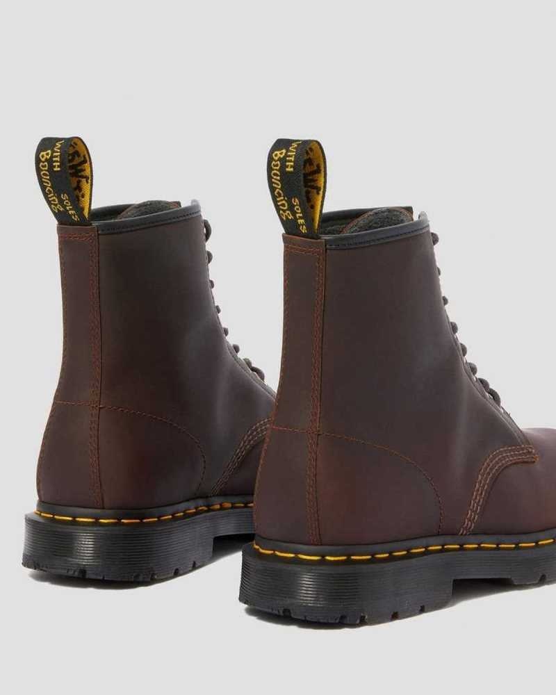 Dr Martens 1460 DM's Wintergrip Lace Up Boots Winter Boots Cocoa Snowplow | 91436DGPL