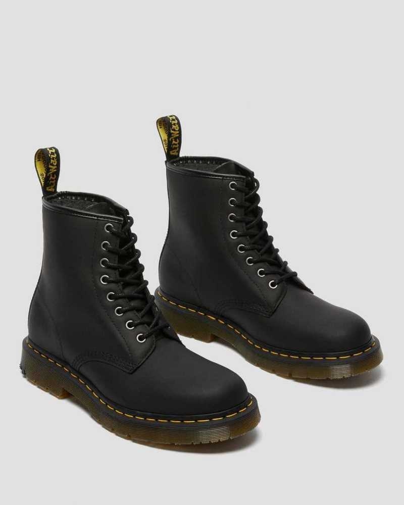 Dr Martens 1460 DM's Wintergrip Lace Up Boots Boots Black | 17394VNBF