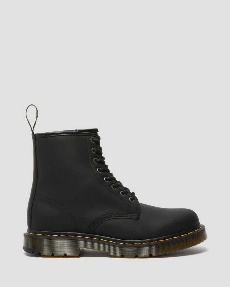 Dr Martens 1460 DM's Wintergrip Lace Up Boots Boots Black | 17394VNBF