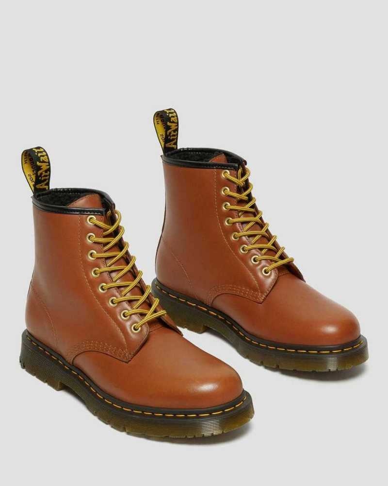 Dr Martens 1460 DM's Wintergrip Leather Lace Up Boots Boots Brown | 28506FUTA