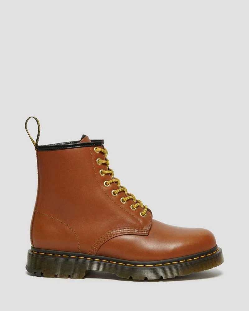 Dr Martens 1460 DM's Wintergrip Leather Lace Up Boots Boots Brown | 28506FUTA