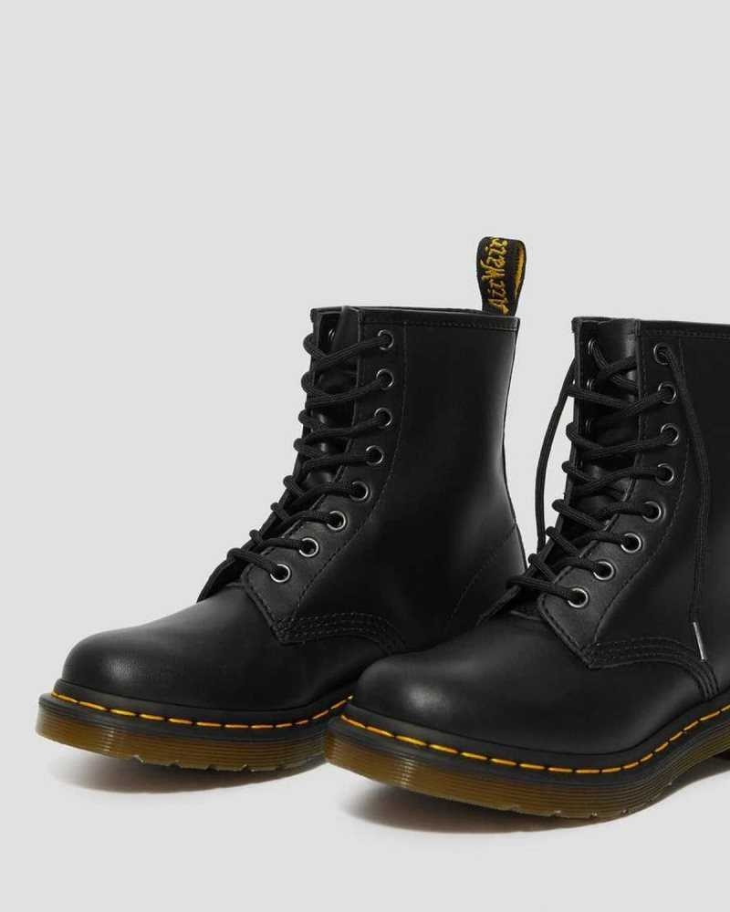 Dr Martens 1460 Nappa Leather Lace Up Boots Boots Black | 14762DPWK